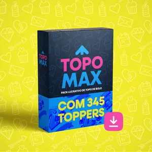 Imagem de capa para o Curso online TopoMax – 345 Topos para Bolos