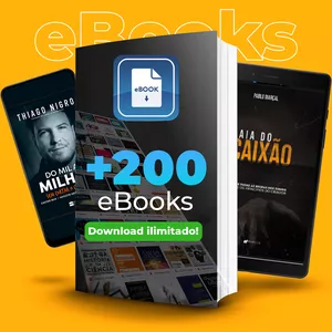 Imagem de capa para o Ebook KIT +200 EBOOKS
