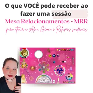 Imagem de capa para o Serviço online Sessão Mesa Radiônica Relacionamentos INDIVIDUAL - Atrair sua Alma Gêmea