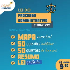 Imagem de capa para o Ebook Pacote - Lei do Processo Administrativo