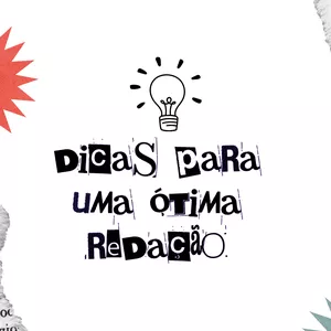 Imagem de capa para o Ebook Dicas para uma ótima Redação