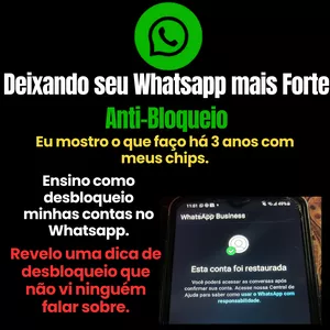 Imagem do curso Deixando seu Whatsapp Mais Forte ANTI-BLOQUEIO