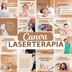 Imagem de capa para o Curso online CANVA LASERTERAPIA 2.0