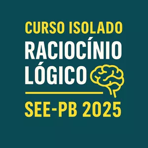 Imagem de capa para o Curso online DISCIPLINA ISOLADA DE RACIOCÍNIO LÓGICO