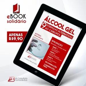 Imagem de capa para o Ebook Álcool Gel: 9 Alternativas ao Carbopol