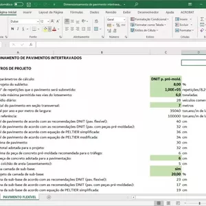 Imagem de capa para o Curso online Kit de planilhas em excel para dimensionamento de pavimentos
