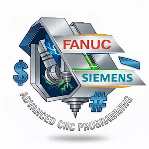 Imagem de capa para o Ebook Curso de Programação CNC #Parametrizada e Avançada$: Otimize sua Produção