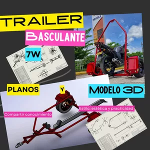 Imagen de portada para Curso online Remolque basculante para moto (Modelo 3D y Planos)