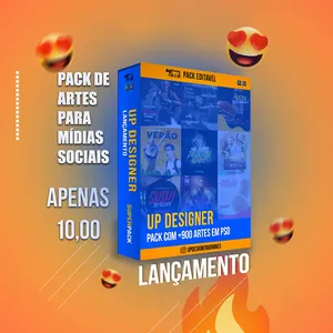 Imagem de capa para o Ebook Mega Pack & Materiais Photoshop