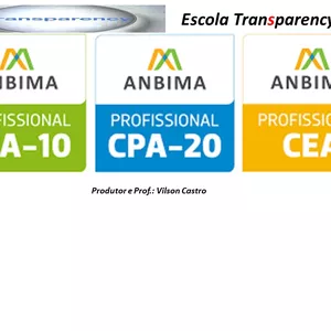 Imagem de capa para o Curso online ANBIMA Certificações CPA 10, 20 e CEA