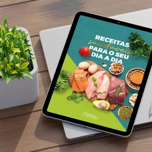 Imagem de capa para o Ebook Receitas Saudáveis por Gabriela Cavallaro