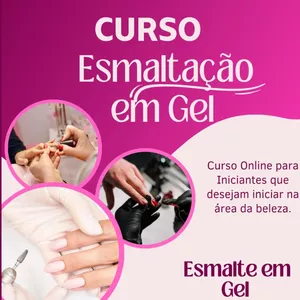 Curso Curso Online de Esmaltação em Gel 