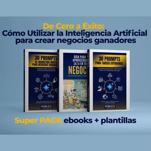 Imagen de portada para Ebook De Cero a Éxito: Cómo Utilizar la Inteligencia Artificial para crear negocios ganadores