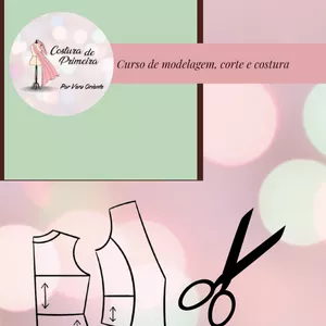 Imagem de capa para o Ebook Apostila Costura de Primeira