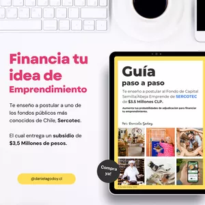 Imagen de portada para Ebook Guía paso a paso: Te enseño a postular al Fondo de Capital Semilla/Abeja Emprende de Sercotec