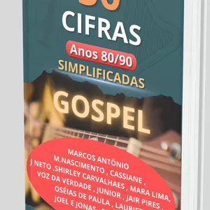 Imagem de capa para o Ebook 50 Cifras Gospel Antigas (Anos 80/90)