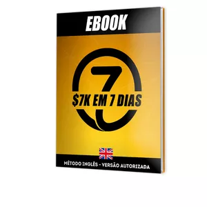Imagem de capa para o Ebook Método Lucrativo 7 k - 7 dias