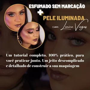 Imagem de capa para o Curso online Técnica de ESFUMADO SEM MARCAÇÃO + PELE ILUMINADA.