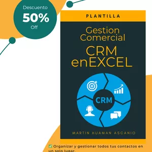 Imagen de portada para Curso online CRM y Dashboard Comercial en Excel