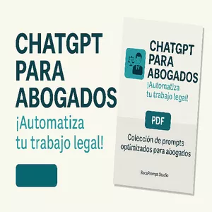 Imagen de portada para Ebook Prompts pro: tu asistente secreto en chatgpt  Edición para Abogados