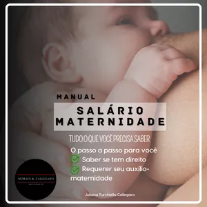 Imagem de capa para o Ebook Manual Salário Maternidade
