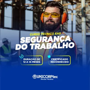 Imagem de capa para o Ebook CURSO TÉCNICO EM SEGURANÇA DO TRABALHO