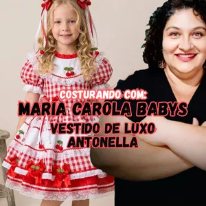 Imagem de Costurando Com Maria Carola Babys - Vestido de Quadrilha Antonella criado por Maria Carola Babys na hotmart