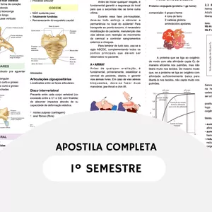 Imagem de capa para o Curso online APOSTILA COMPLETA 1º SEMESTRE - MEDICINA