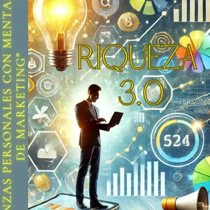 Imagen de portada para Ebook Riqueza 3.0: Finanzas Personales con Mentalidad de Marketing
