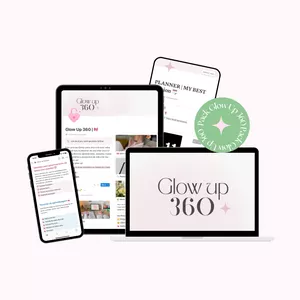 Imagem de capa para o Ebook Pack Glow Up 360