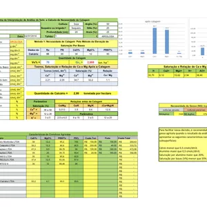 Imagem de capa para o Ebook Planilha de adubação e calagem 