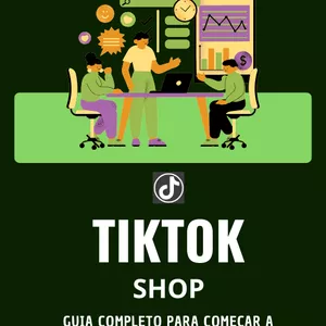 Imagem de capa para o Ebook TikTok Shop Brasil - Guia Completo Passo a Passo 