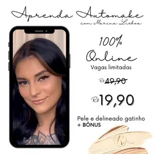 Imagem principal do produto Aprenda Automake com Marina Lisboa Beauty