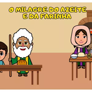 Imagem de capa para o Ebook O MILAGRE DO AZEITE E DA FARINHA