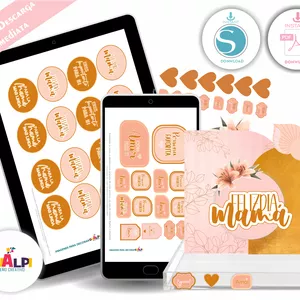 Imagen de portada para Curso online Kit imprimible  plantillas  para desayunos sorpresa Mami /día de la madre