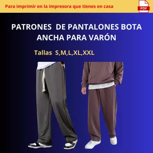 Imagen de portada para Curso online Pack de Pantalones Bota Ancha Para Varón