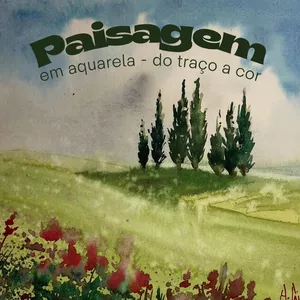 Imagem de capa para o Curso online Paisagem em Aquarela - Do Traço a Cor