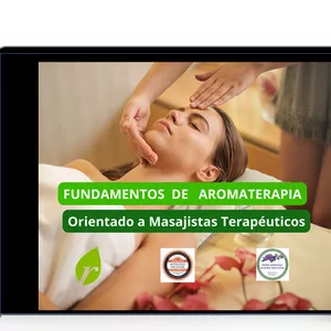 Imagen de portada para Curso online AROMATERAPIA &amp; MASAJES - Fundamentos de Aromaterapia Nivel 1