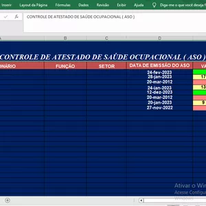 Imagem de capa para o Curso online Planilha de Controle de Asos