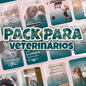 Imagem de capa para o Curso online Pack Canva Para Veterinários 2