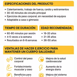 Imagen de portada para Ebook Rutina para bajar de peso 