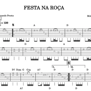 Imagem de capa para o Ebook TABLATURA FESTA JUNINA