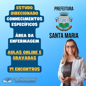 Imagem de capa para o Curso online Estudo Direcionado -  Enfermagem - Prefeitura Municipal de Santa Maria