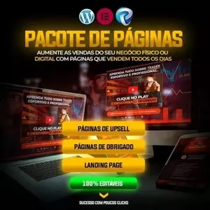 Pack com +500 Landing Page Editáveis 
