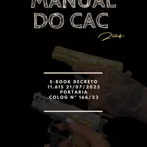 Imagem de capa para o Ebook Manual do CAC - Decreto 11.615 - Portaria 166 colog