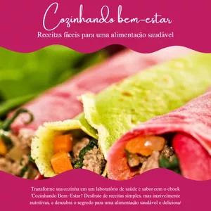 Imagem de capa para o Ebook COZINHANDO BEM-ESTAR