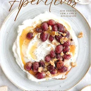 Imagem de capa para o Ebook 30 Aperitivos sem glúten, low carb e deliciosos!