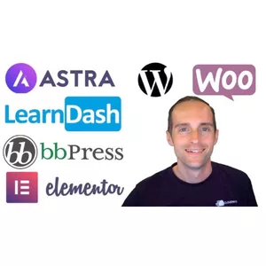 Cover image for Online course The WordPress Course for a Fast LearnDash Website Selling Online Courses and Services!
