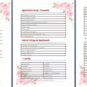 Imagem de capa para o Ebook Planejamento e Organização de Enxoval e Casamento