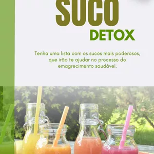 Imagem de capa para o Ebook Guia do Suco Detox